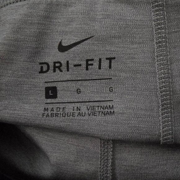 NWOT NIKE PRO TIGHT  (L) Gunsmoke/Heather/Black/Black - Picture 6 of 7